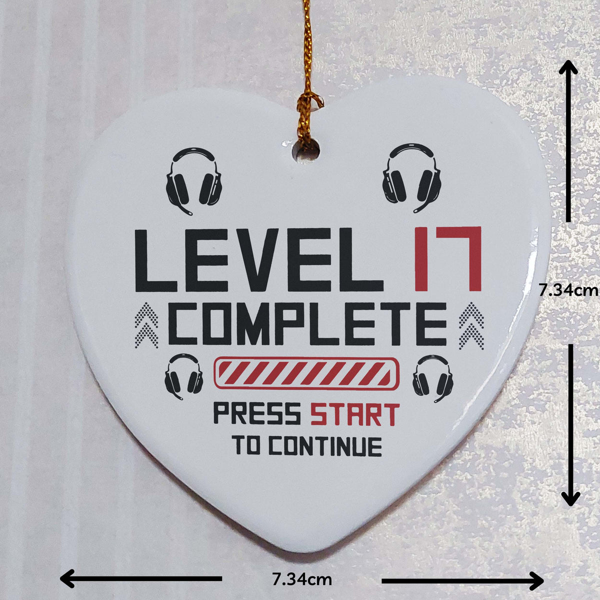 Level 17 Complete Ceramic Heart