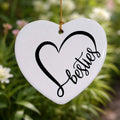 Besties Ceramic Heart