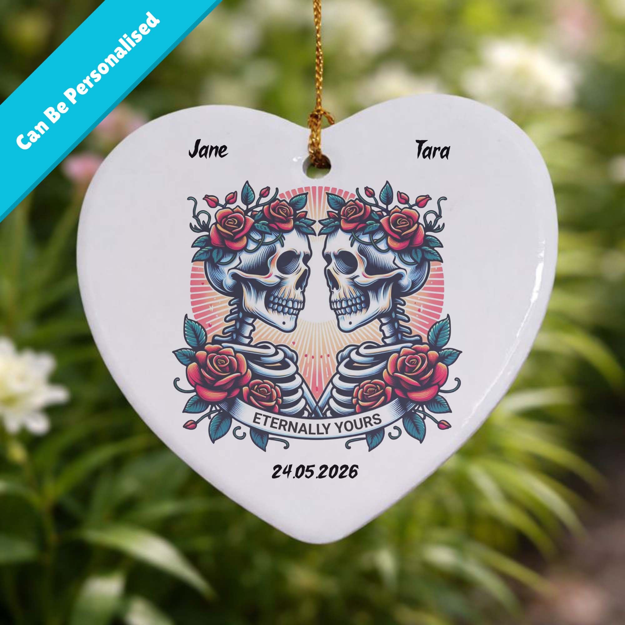 Eternally Yours Ceramic Heart