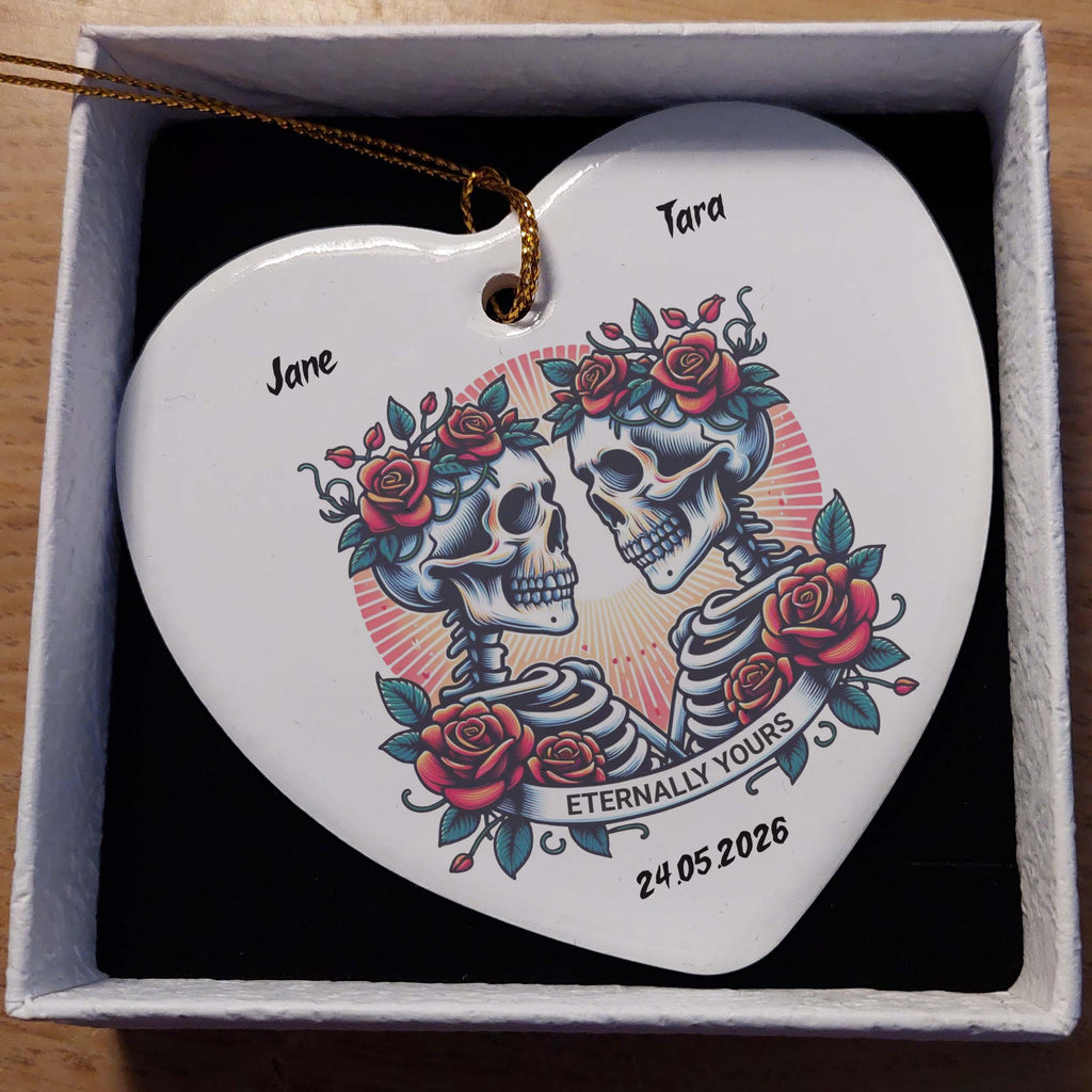 Eternally Yours Ceramic Heart