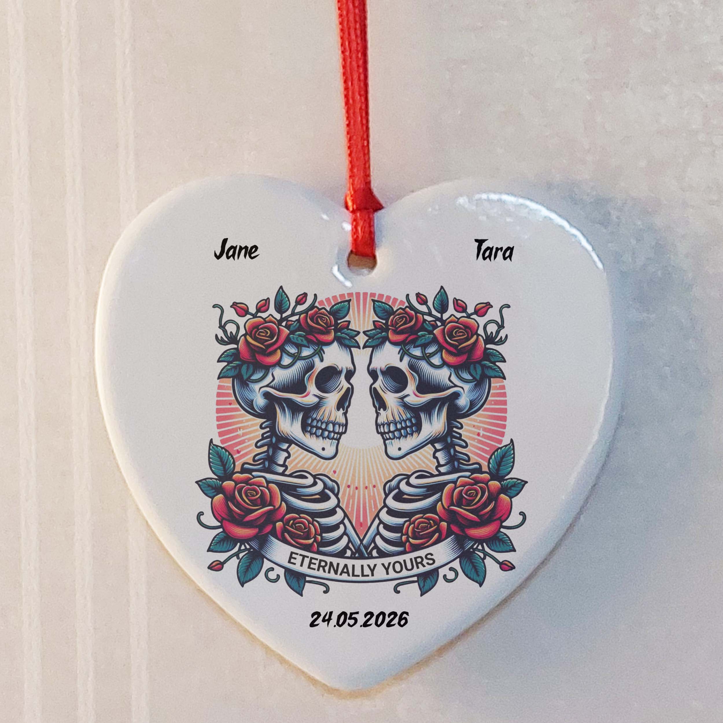 Eternally Yours Ceramic Heart