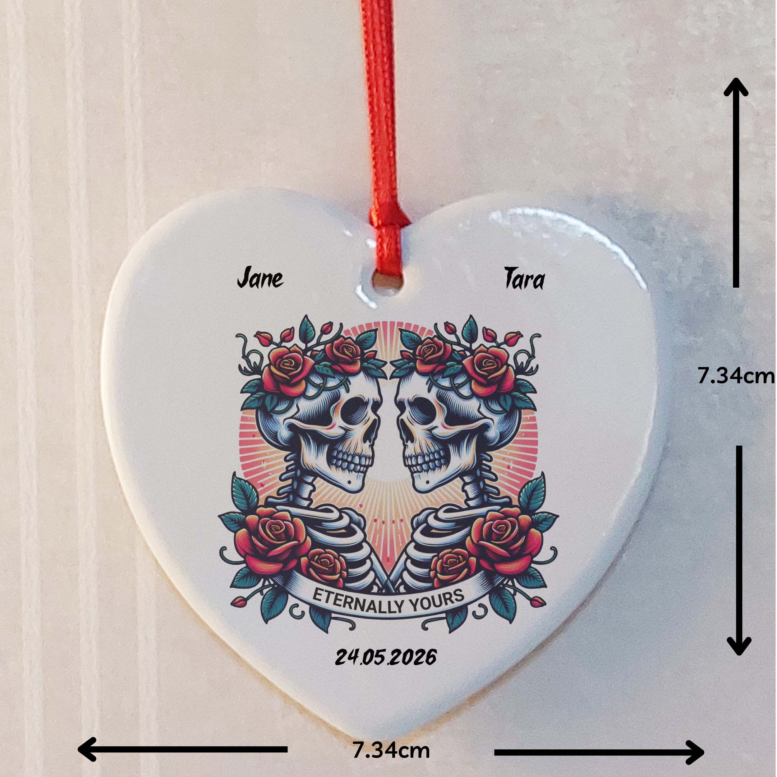 Eternally Yours Ceramic Heart