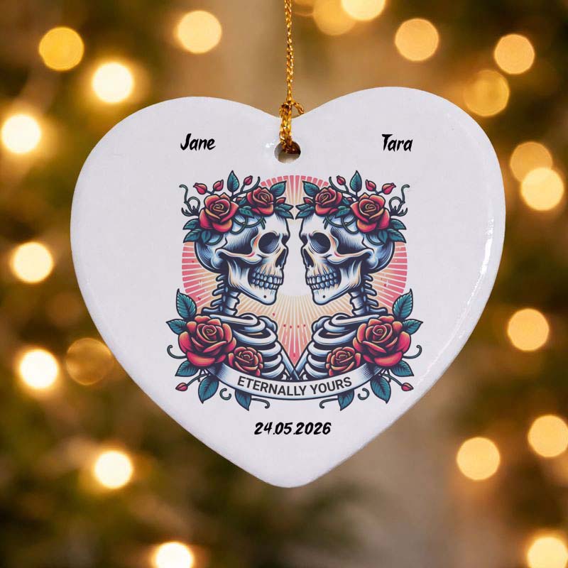 Eternally Yours Ceramic Heart