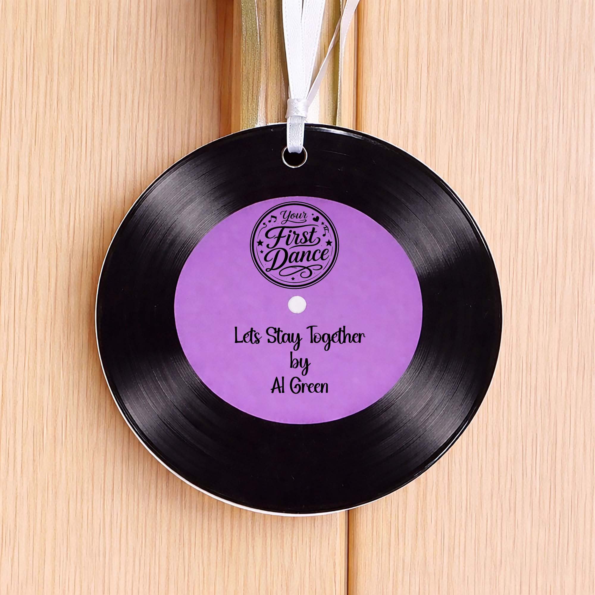 First Dance Vinyl Record Ceramic Hanging Decoration