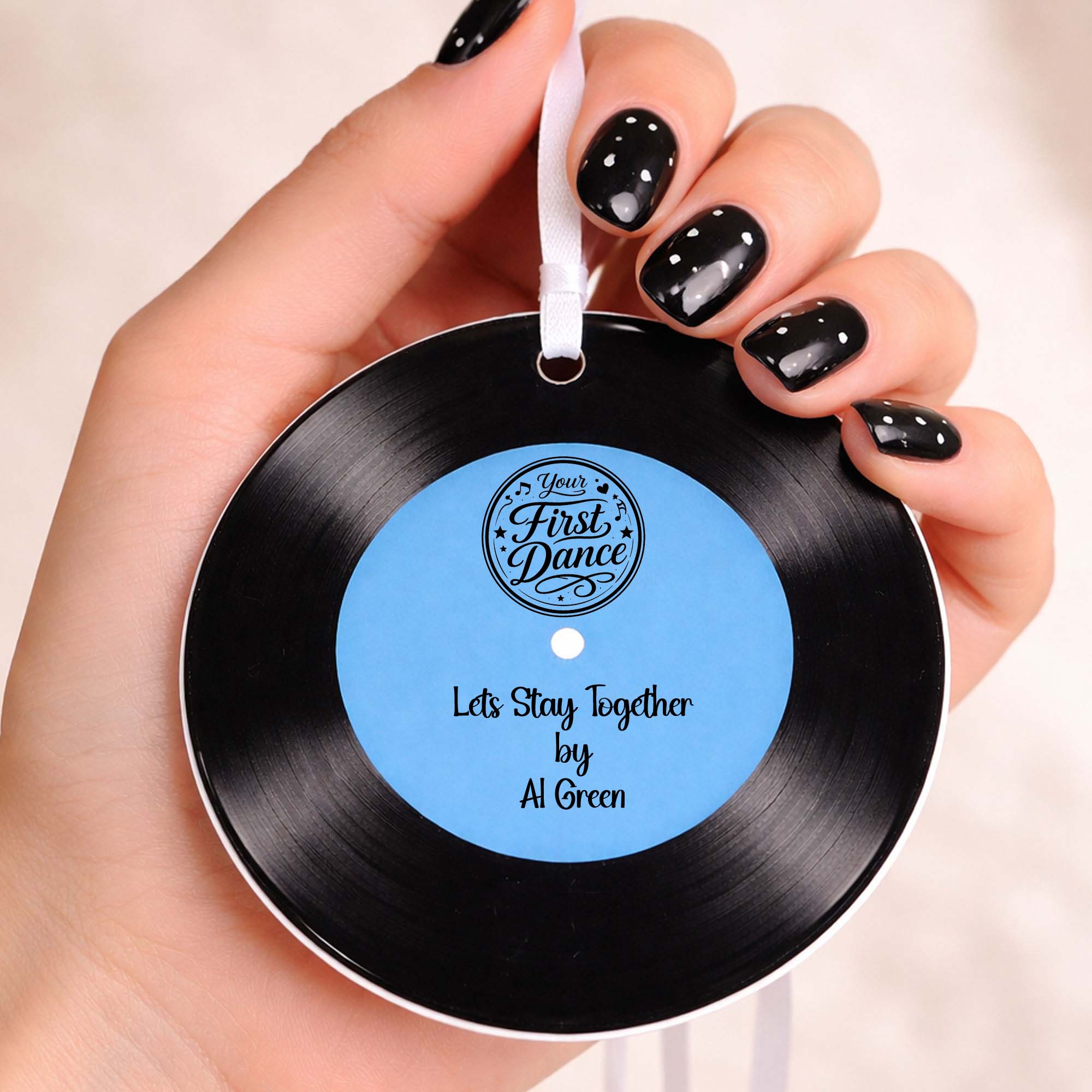 First Dance Vinyl Record Ceramic Hanging Decoration