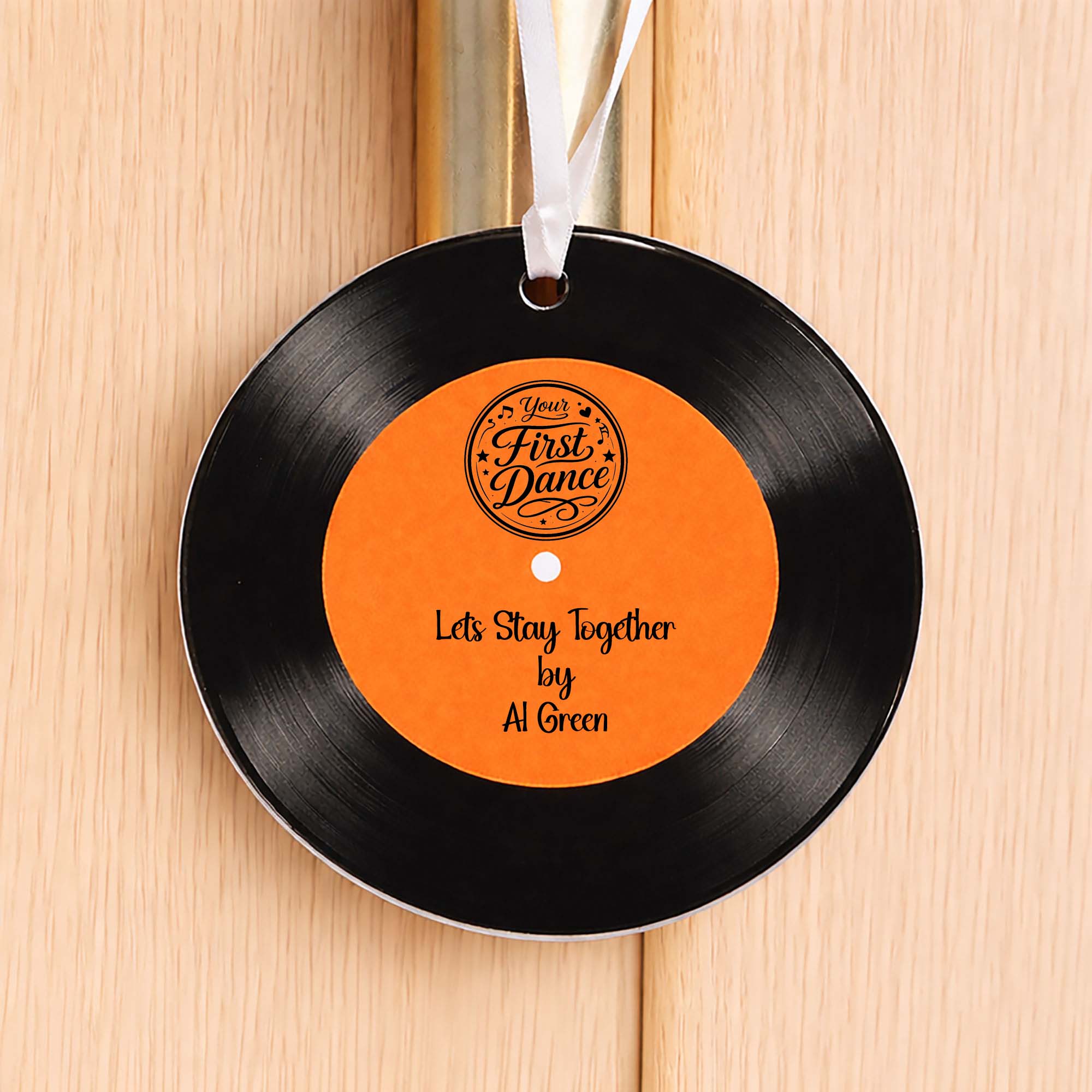 First Dance Vinyl Record Ceramic Hanging Decoration