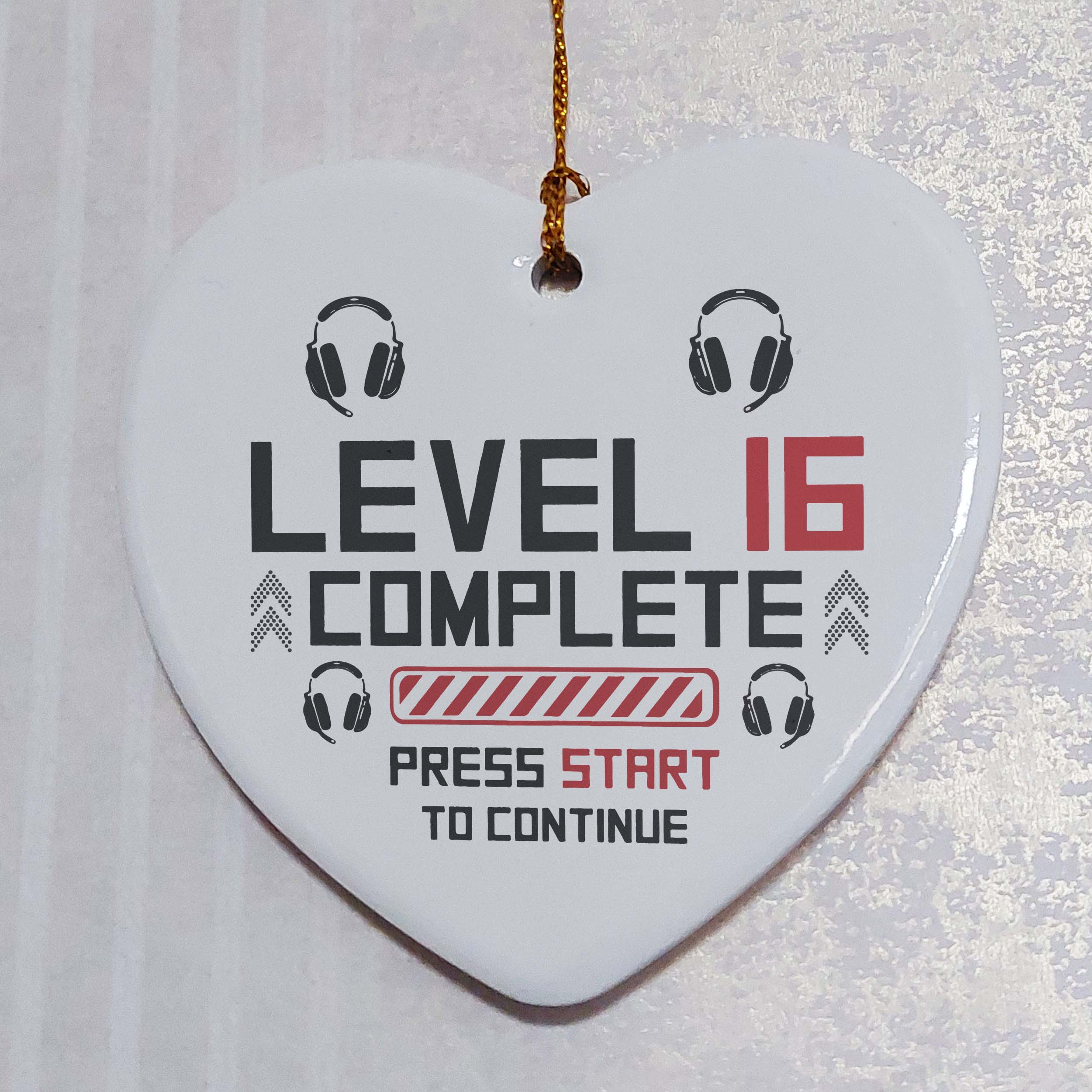 Level 16 Complete Ceramic Heart
