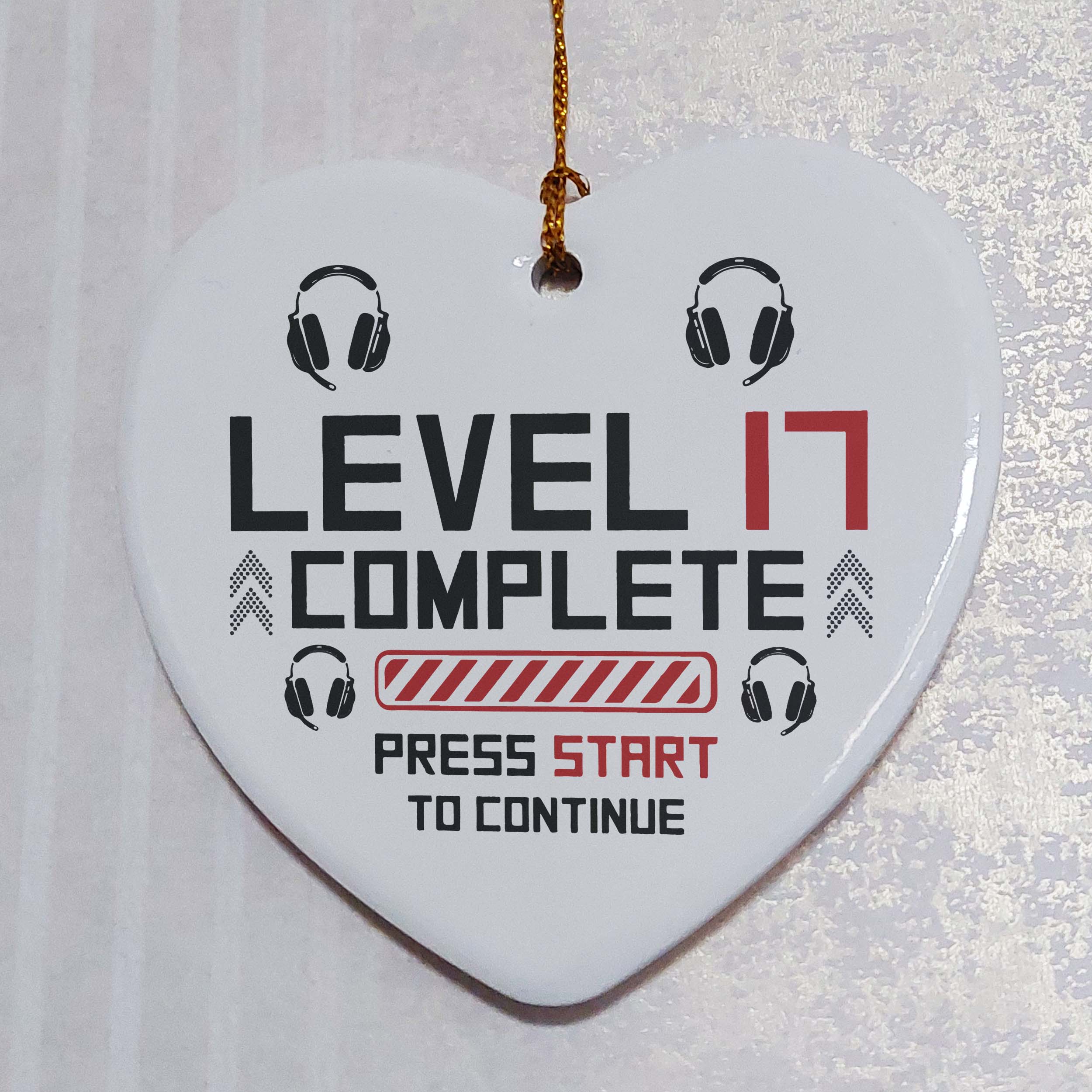 Level 17 Complete Ceramic Heart