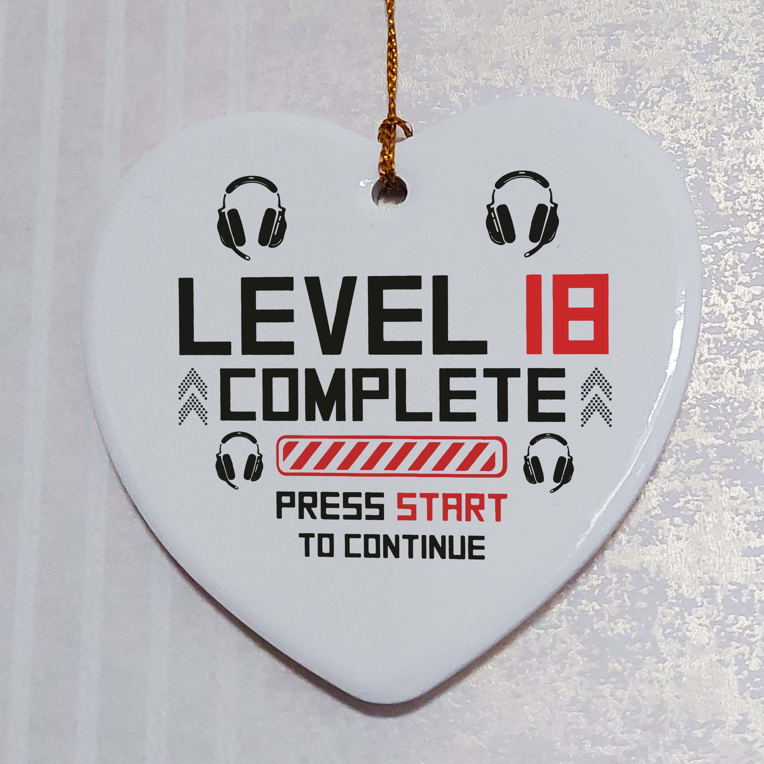 Level 18 Complete Ceramic Heart