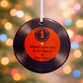 Number One Song Vinyl Record Ceramic Hanging Decoration