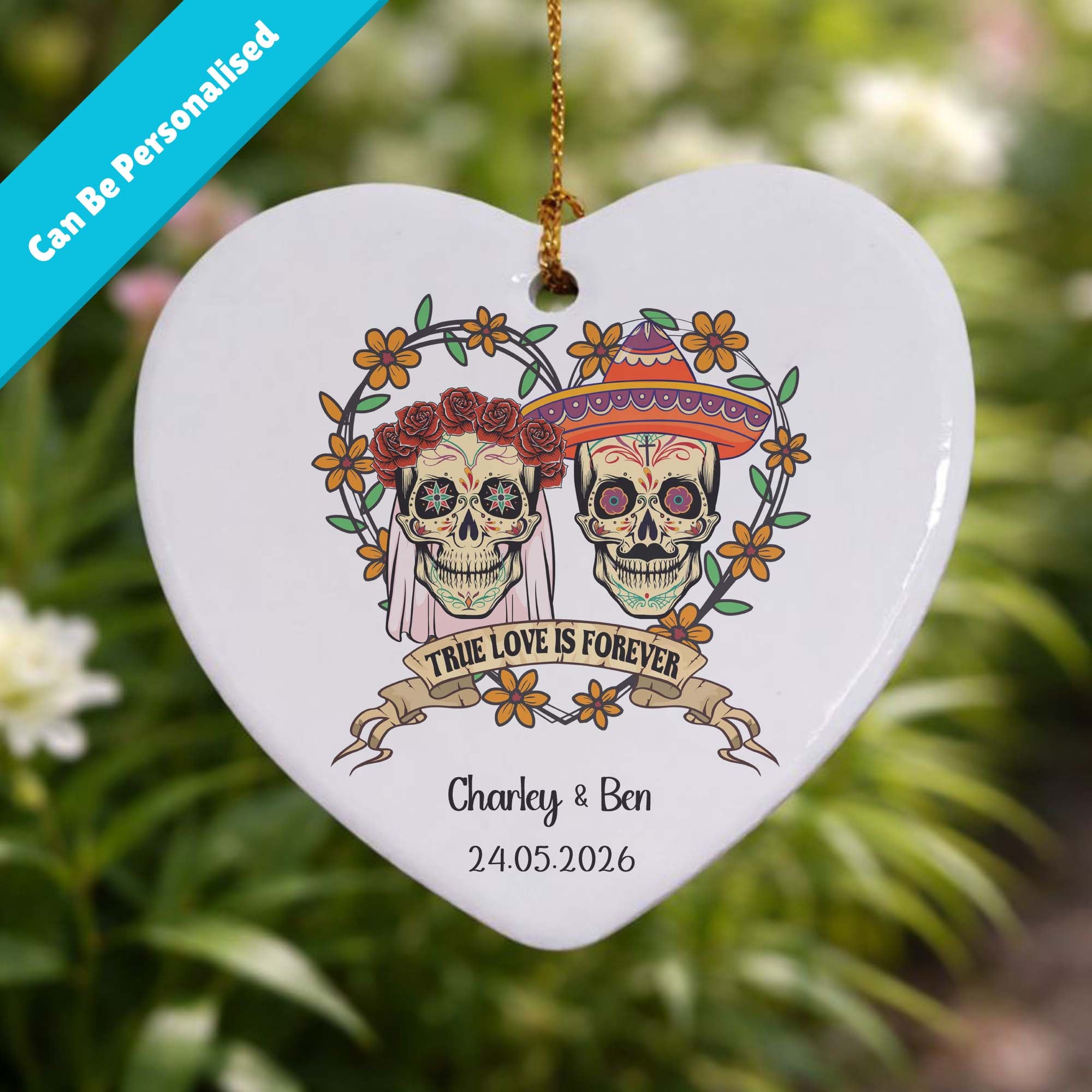 True Love Is Forever Ceramic Heart