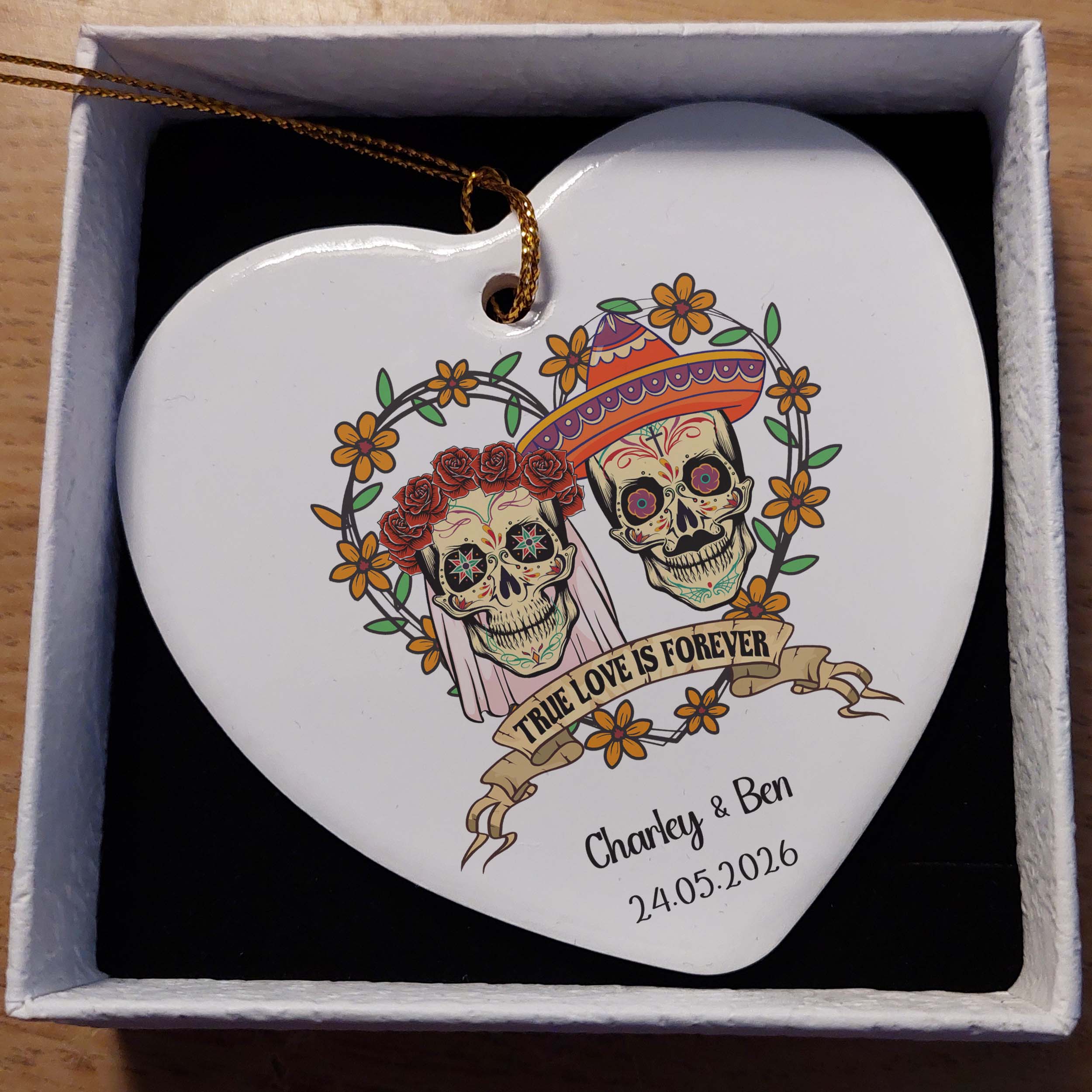 True Love Is Forever Ceramic Heart