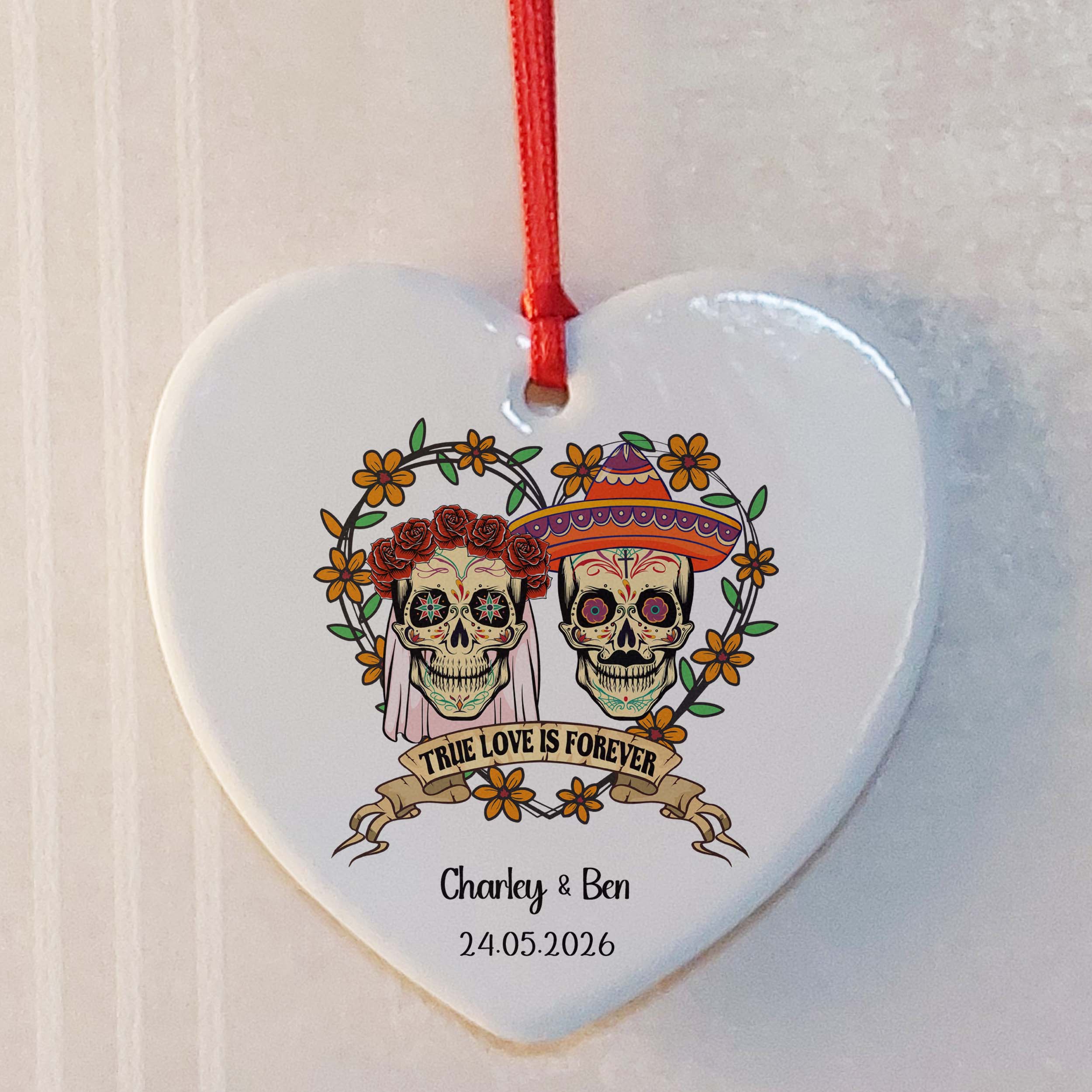 True Love Is Forever Ceramic Heart