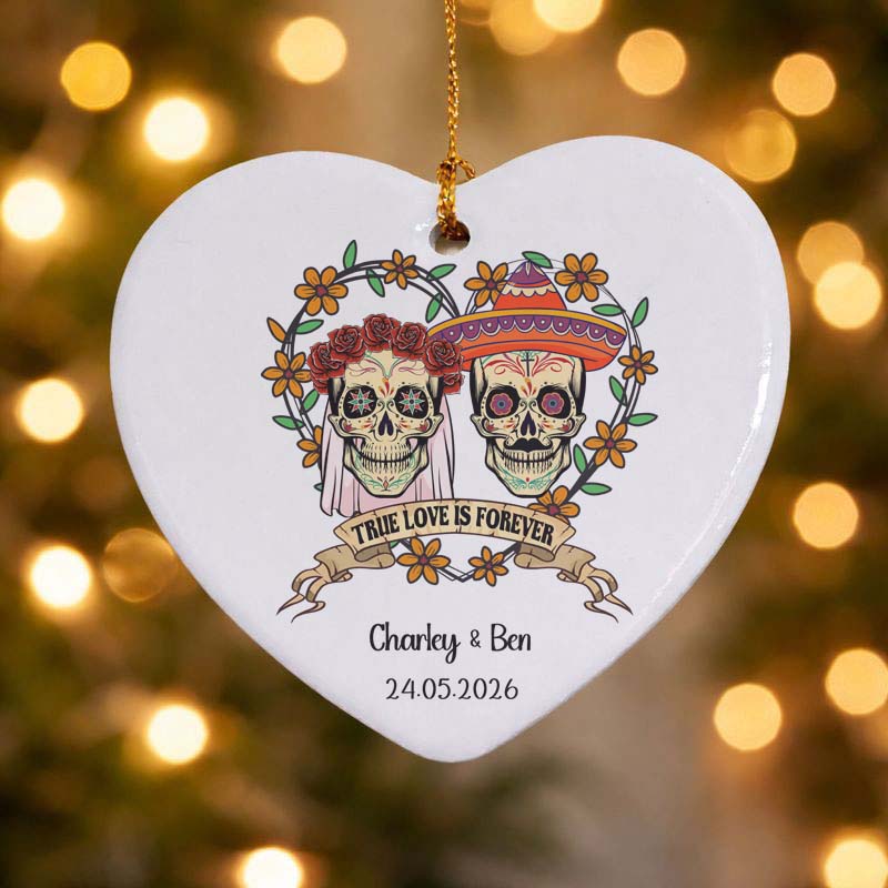 True Love Is Forever Ceramic Heart