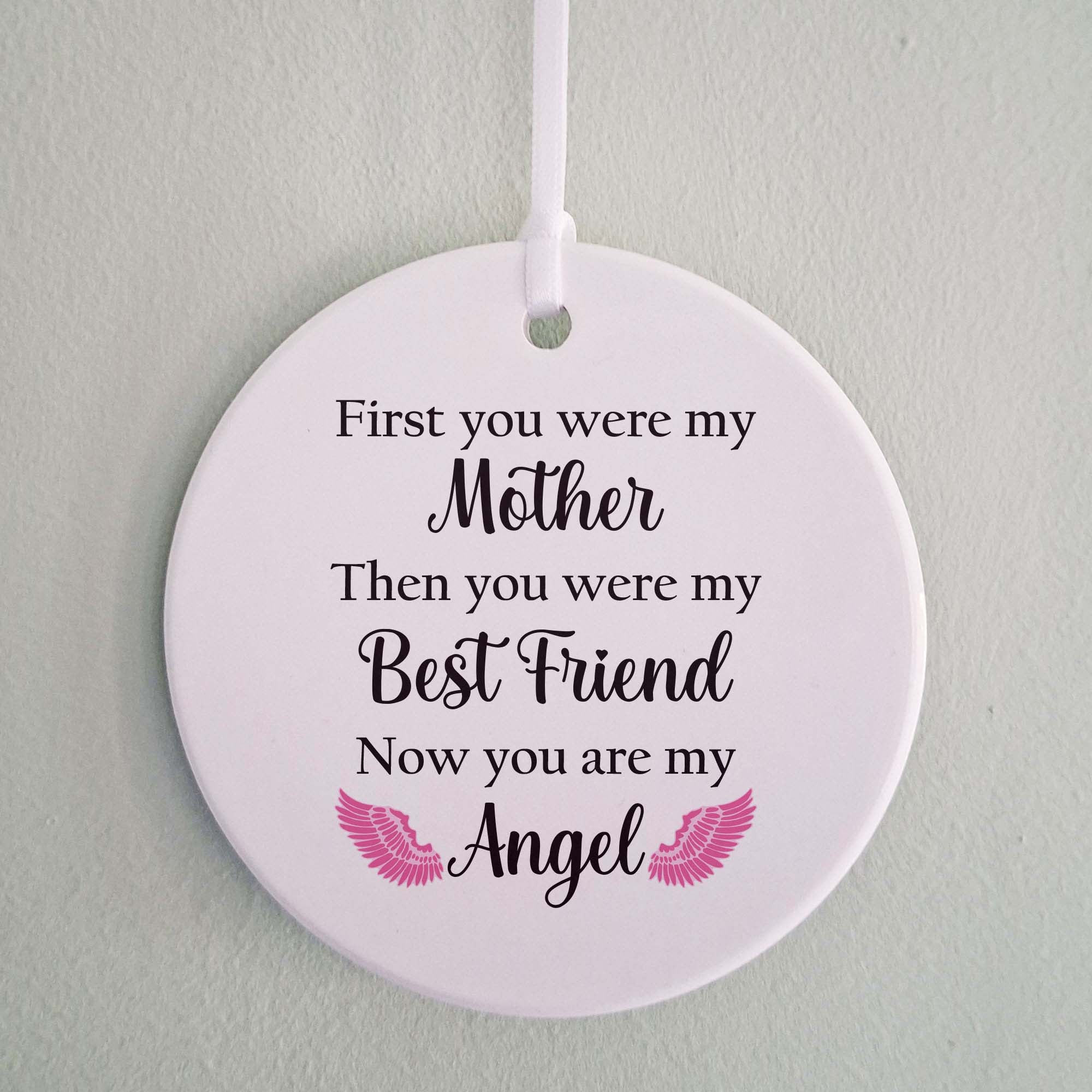 First You Were My Mother Memorial Ceramic Ornament