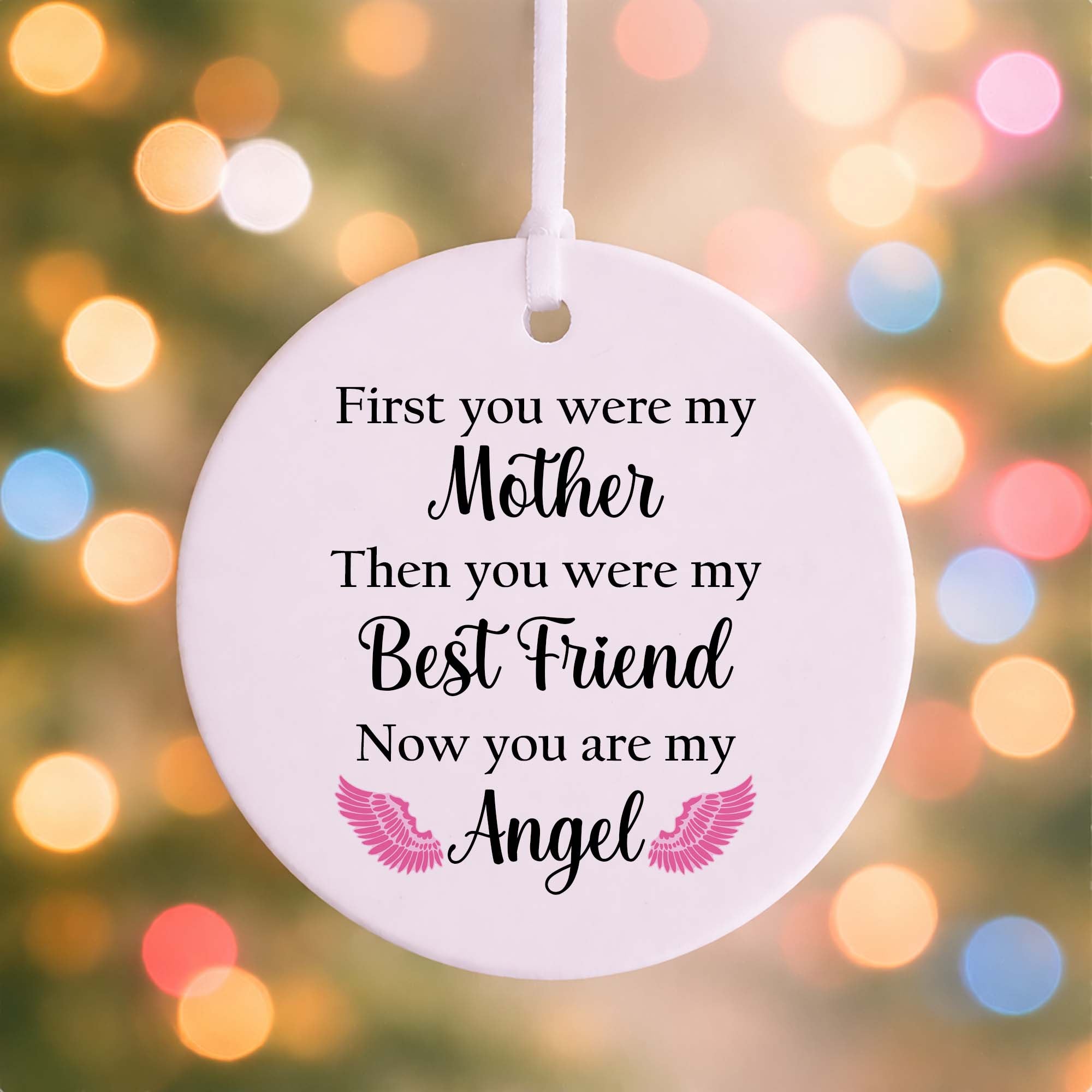 First You Were My Mother Memorial Ceramic Ornament