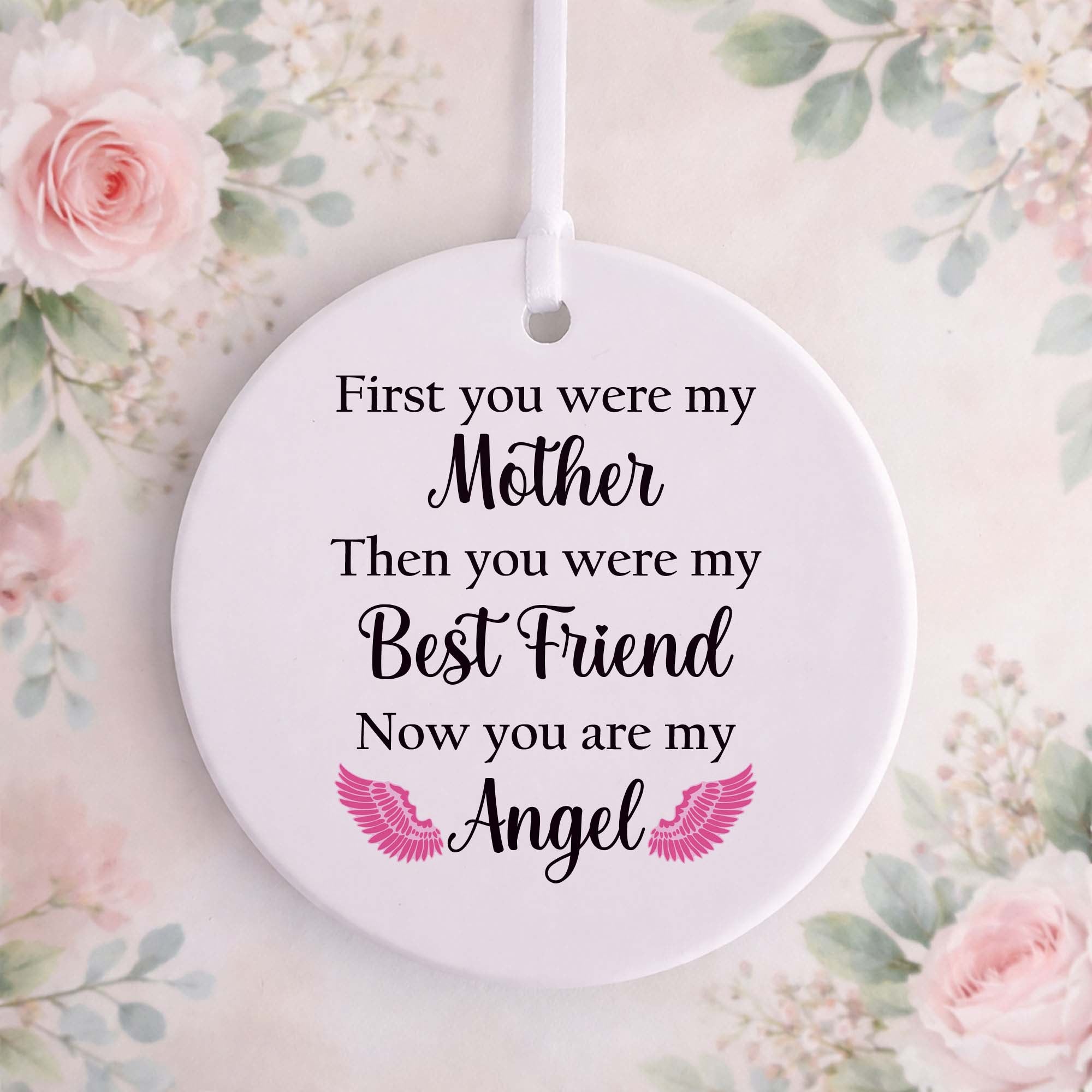 First You Were My Mother Memorial Ceramic Ornament